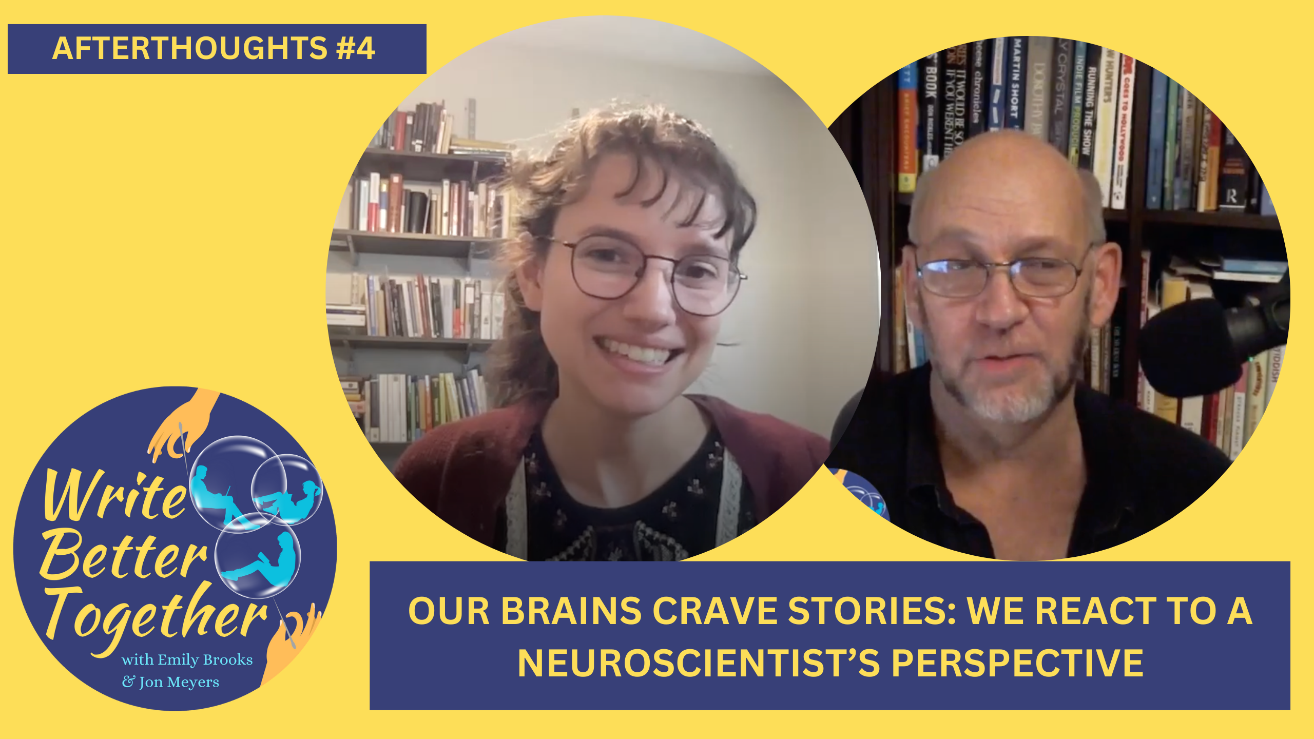 Your brain craves stories: We react to a neuroscientist’s video (Afterthoughts #4)