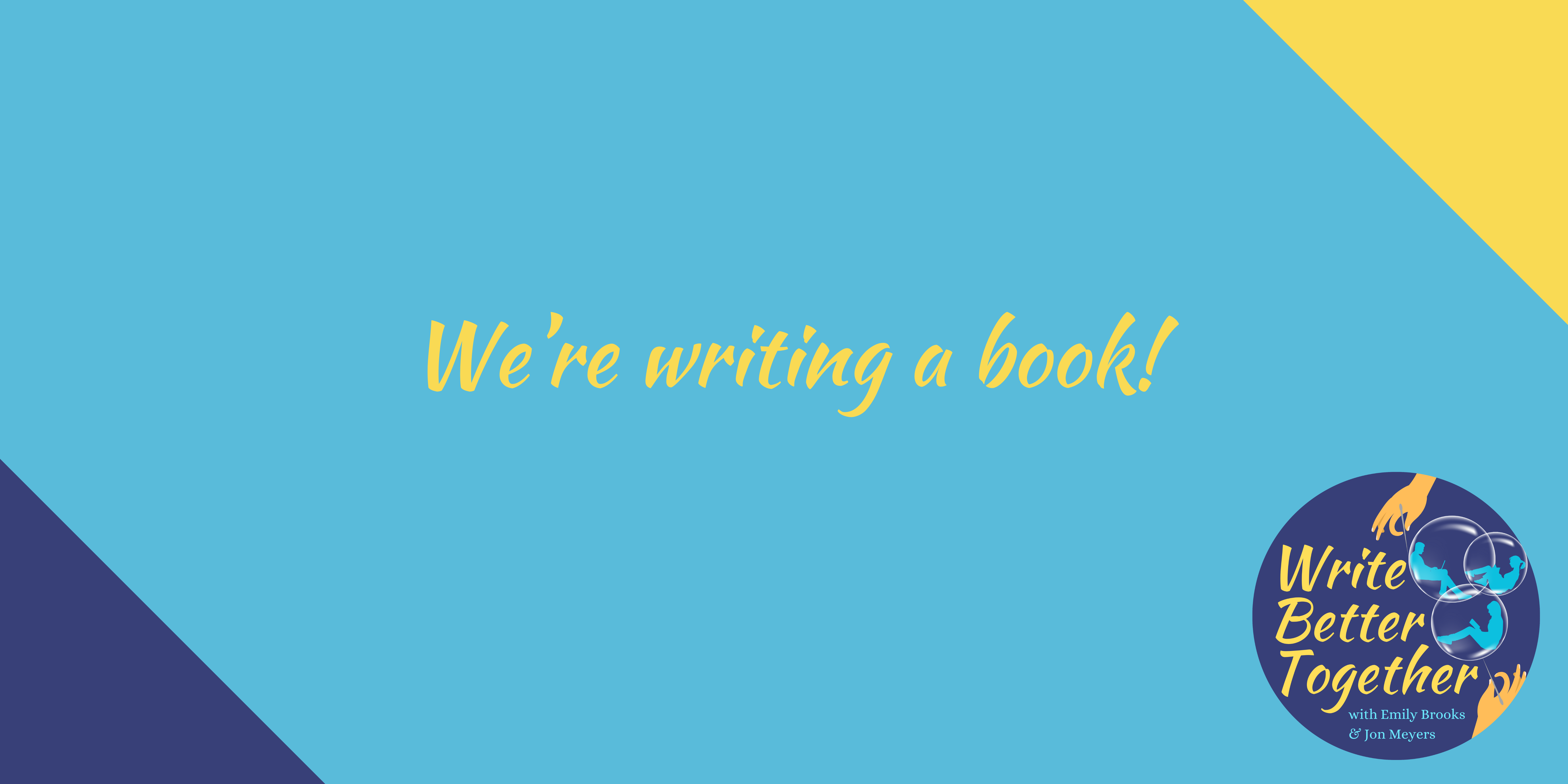 We’re writing a book!